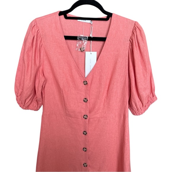 NWT Lush mini dress in Coral size Medium - Picture 2 of 5